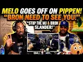 Carmelo Anthony GOES OFF on Scottie Pippen for MJ LeBron Slander Bron Need To Come See You