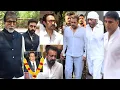 Salman Khan, Akshay Kumar, Aamir Khan, Amitabh Bachchan, Abhishek Bachchan At Dharmendra FuneraI