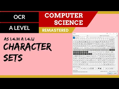 Download MP3 84. OCR A Level (H046-H446) SLR13 - 1.4 Character sets