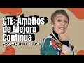 Lagu Ámbitos de mejora continua con ejemplo y reflexiones
