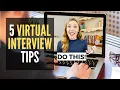 5 Clever Virtual Interview Tips According to Psychology - Ace that Zoom