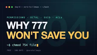 Why chmod 777 Won t Save You Linux Permissions SUID SGID ACLs Zero to LLMOps Day 4