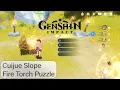 Puzzle Genshin Impact Cuijue Slope Fire Torch