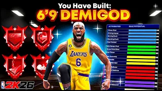 The BEST 6 9 DEMIGOD SMALL FORWARD Build in NBA2K26 Zero Weaknesses No Cap Breakers