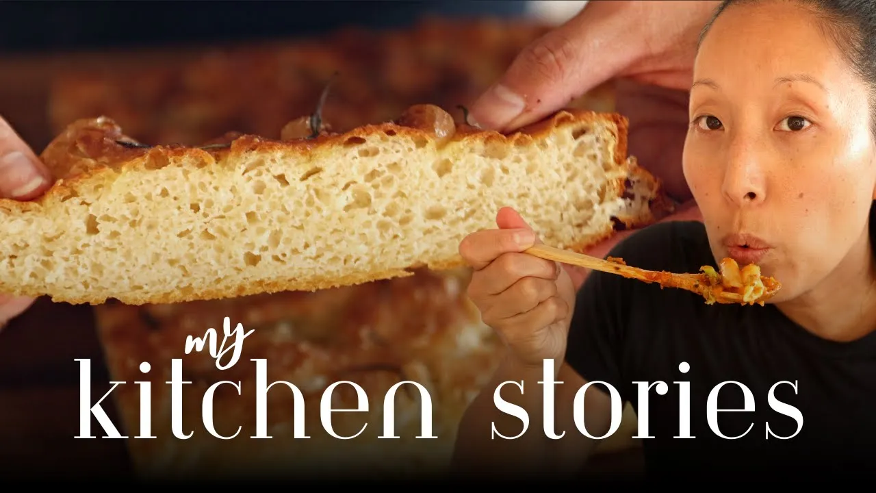 I cooked an entire meal for my non-vegan mother-in-law #recipe #cookingvlog #bread