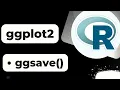 ggplot2 package in r ggsave function in r