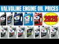 Valvoline Engine Oil Prices 2025 Restore Protect Full Synthetic Blend Conventional