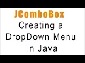 Java Swing -21 - JComboBox-01