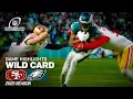 San Francisco 49ers vs Philadelphia Eagles Game Highlights 2025 NFL Season Wild Card Round