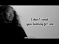 Tems - Not An Angel  // Lyrics
