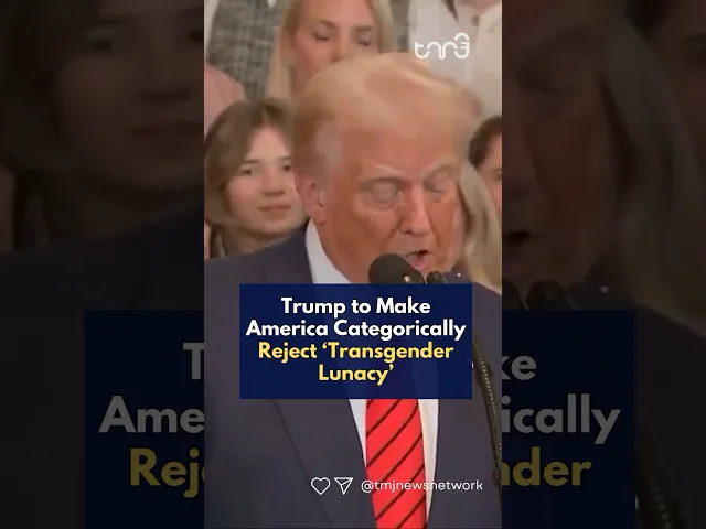 ⁣“From now on women’s sports will be only for women.” President Donald Trump signs an executive order