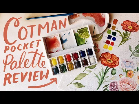 Download MP3 Trying Out the Winsor and Newton Cotman Sketchers Pocket Palette Set! Watercolor Kit Review. 🎨