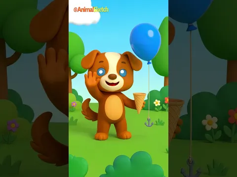 These BALLOONS are full of ICE CREAM!! 🎈🍦 #nurseryrhymes​
