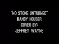 No Stone Unturned Randy Houser Cover