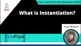 What is instantiation Core Java Interview Question