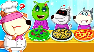 Which Is Mom’s Pizza! 🍕Mom’s Homemade Pizza Challenge | Lycan Cartoon for Kids