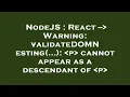 NodeJS React -