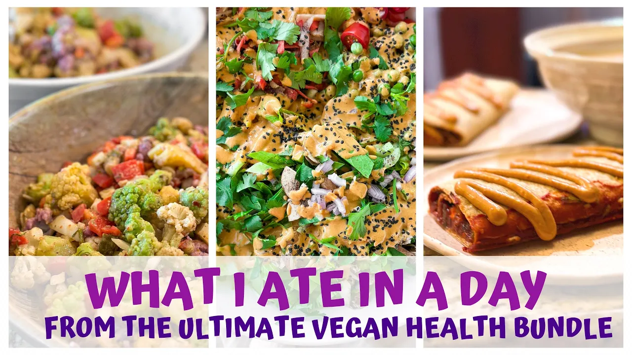 WHAT I ATE IN A DAY from THE VEGAN BUNDLE!