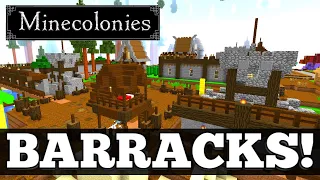 MineColonies Barracks Make An Army Protect Your Town