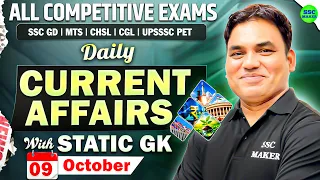 Current Affairs Today | 09 October Current Affairs 2026 | Daily Current Affairs | Updated Questions