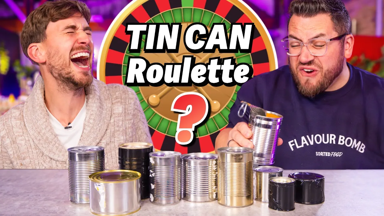Tin Can Roulette   Make a dish from 3 mystery tins!   Sorted Food