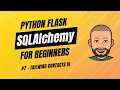 SQLAlchemy Flask for Beginners with project - List Contacts Tailwind UI