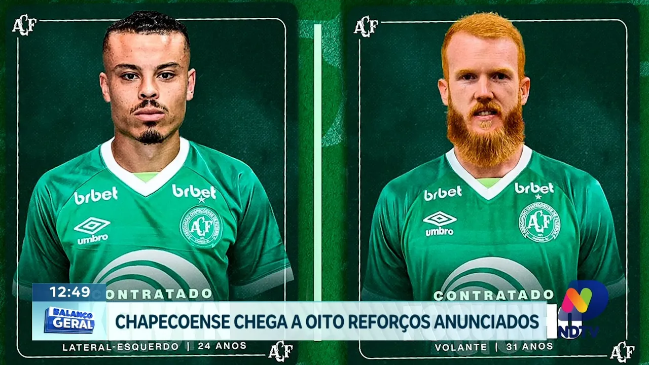 Chapecoense se fortalece para 2024: Saiba quem são os mais recentes reforços do time