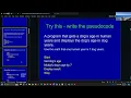 Programming in Python - Unit X Part 1