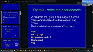 Programming in Python - Unit X Part 1
