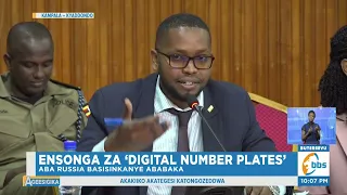 Ensonga za ‘Digito Number Plates’  Abakampuni ya Russia Batuuyanye Okunnyonnyola Bwezikola .