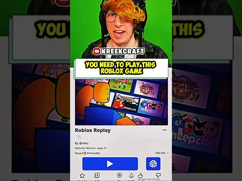 You NEED to play this Roblox game #roblox #KREEKCRAFT #viral #gaming #shorts