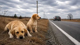 Why Were This Poor Dog and Her Puppy on the Roadside? (Don’t Miss the Ending)
