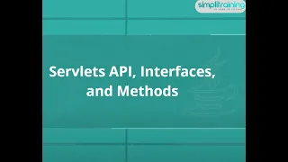 2 1 Servlets API Interfaces and Methods