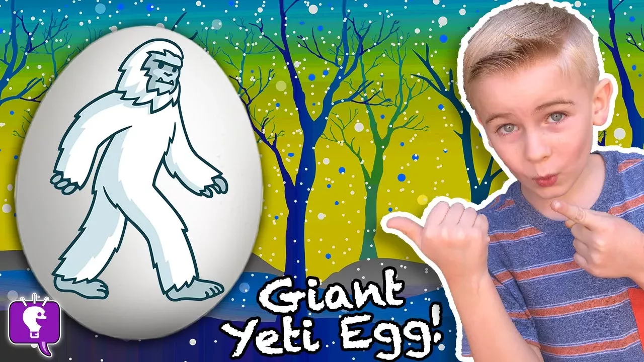 Giant YETI SURPRISE Eggs with HobbyKidsTV