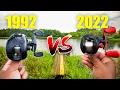 Old VS New Reel Bass Fishing Challenge Abu Garcia Black Max