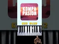 Kompa pasión - Frozy • very easy piano tutorial #piano #pianolessons #tutorial