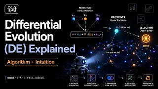 Differential Evolution DE Explained Algorithm Intuition