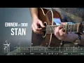 Download Lagu Stan - Eminem ft. Dido (fingerstyle guitar) | clean TAB + Chords + Lyrics