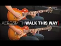 Download Lagu Aerosmith  - Walk this Way // Guitar Cover