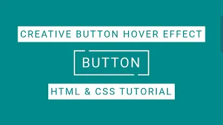 Creative Button Hover Effects CSS Tutorial codecompanion93