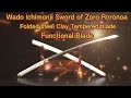 Download Lagu Handmade Wado Ichimonji Sword of Zoro Roronoa - Authentic One Piece Katana Replica | HanBon Forge