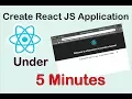 React JS - How to create React JS Web App Project under 5 minutes