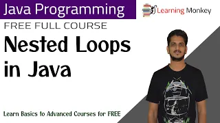 Nested Loops in Java Lesson 25 Java Programming Learning Monkey