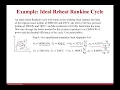 Example Ideal Reheat Rankine Cycle