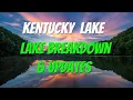 Kentucky Lake - Breakdown Updates