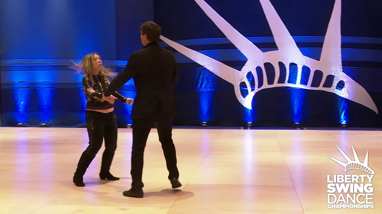 Liberty Swing 2019 Pro Am Routine Follower Niki Kaplan with Tybaldt Ulrich