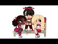 3 way kiss animation Gacha meme