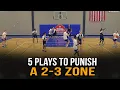 5 Plays To Punish A 2-3 Zone Best Zone Offense Plays
