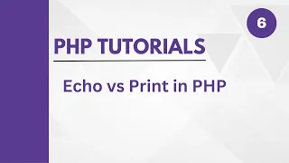 What is difference between echo and print in PHP PHP Tutorial