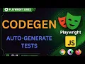 Playwright 05 Codegen Tutorial Generate Automation Scripts Automatically
